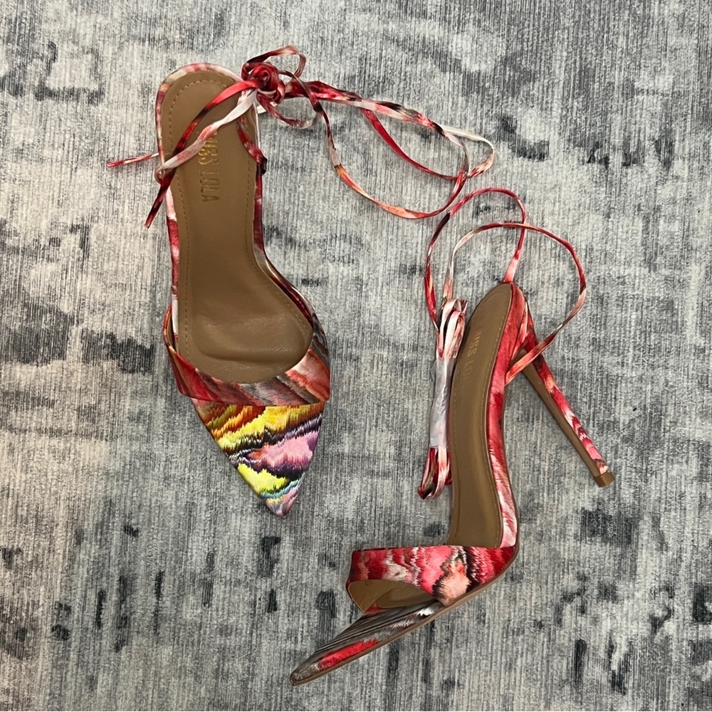 Miss Lola Ankle Wrap Heels